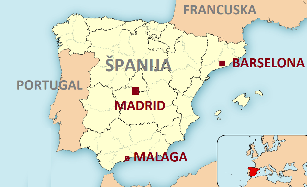 malaga  - španija